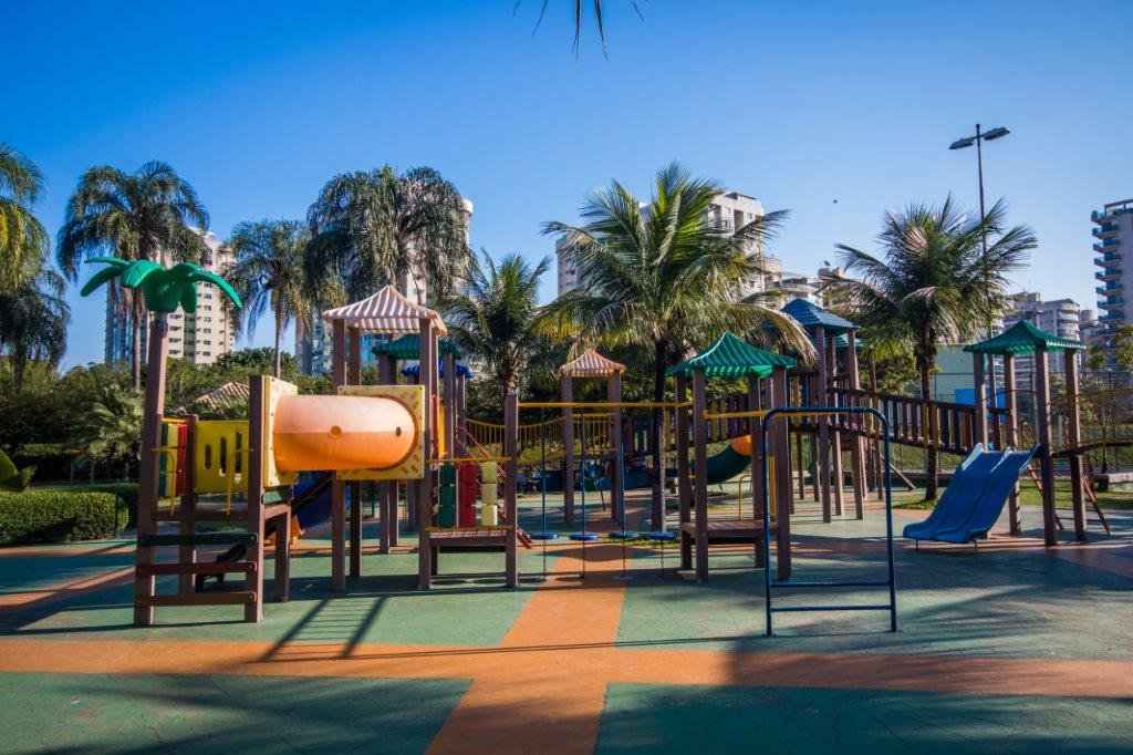 Parquinho infantil no Rio2 na Barra Olímpica